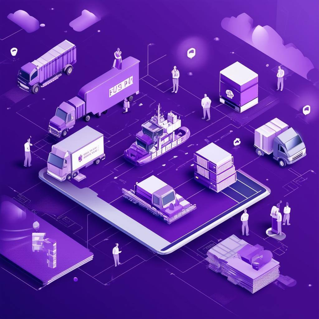 planning and logistics in purple